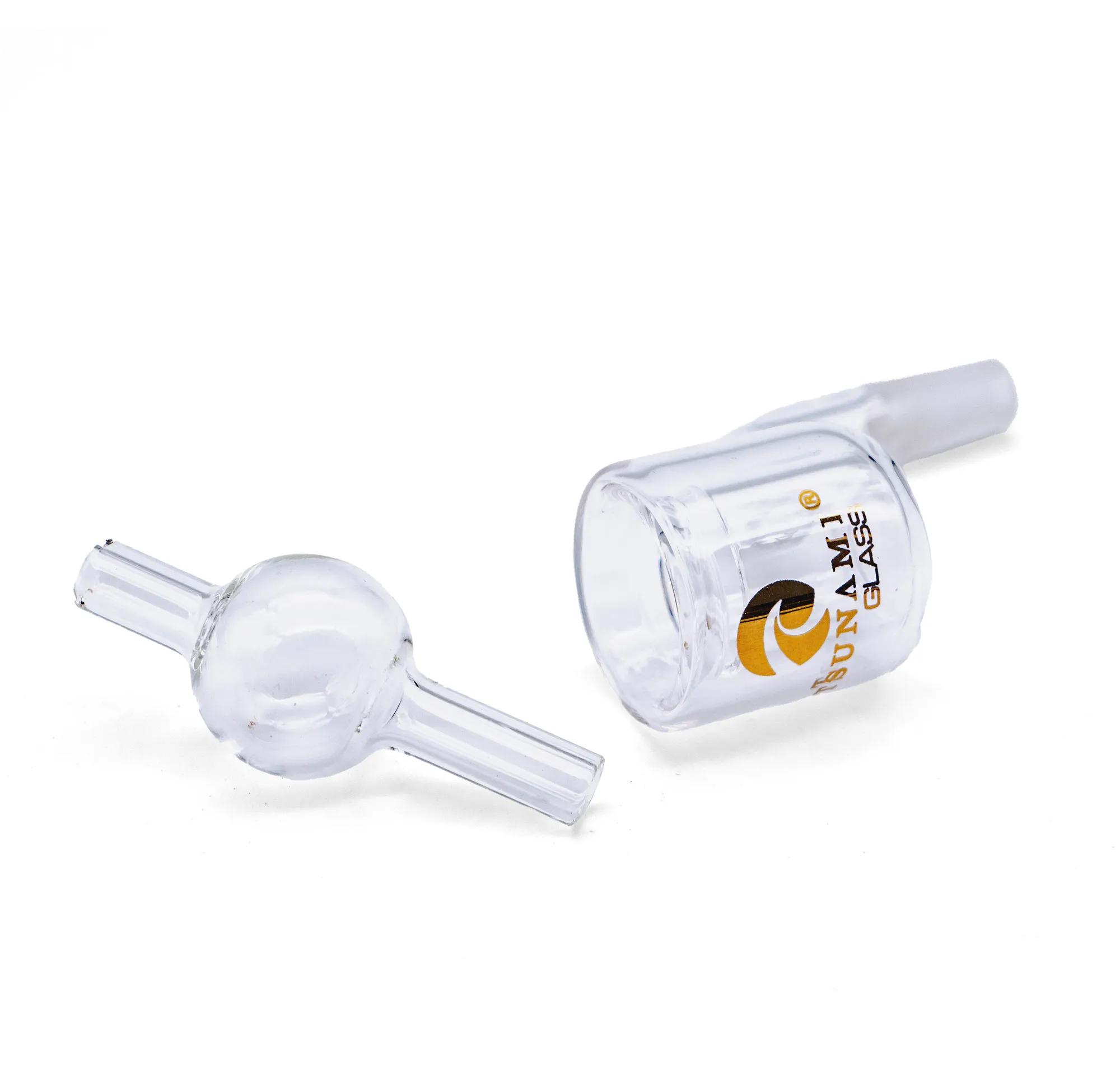 Banger en quartz thermique avec carb cap (Tsunami Glass)