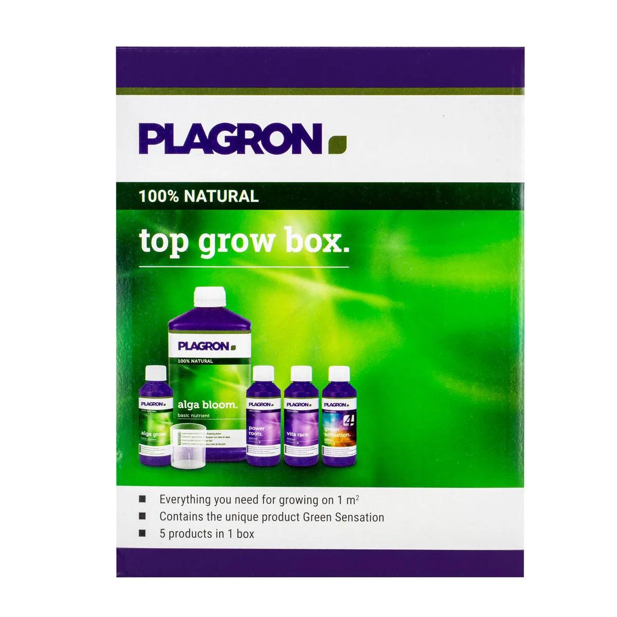Top Grow Box 100% NATURAL Plagron - Kit d'engrais bio complet