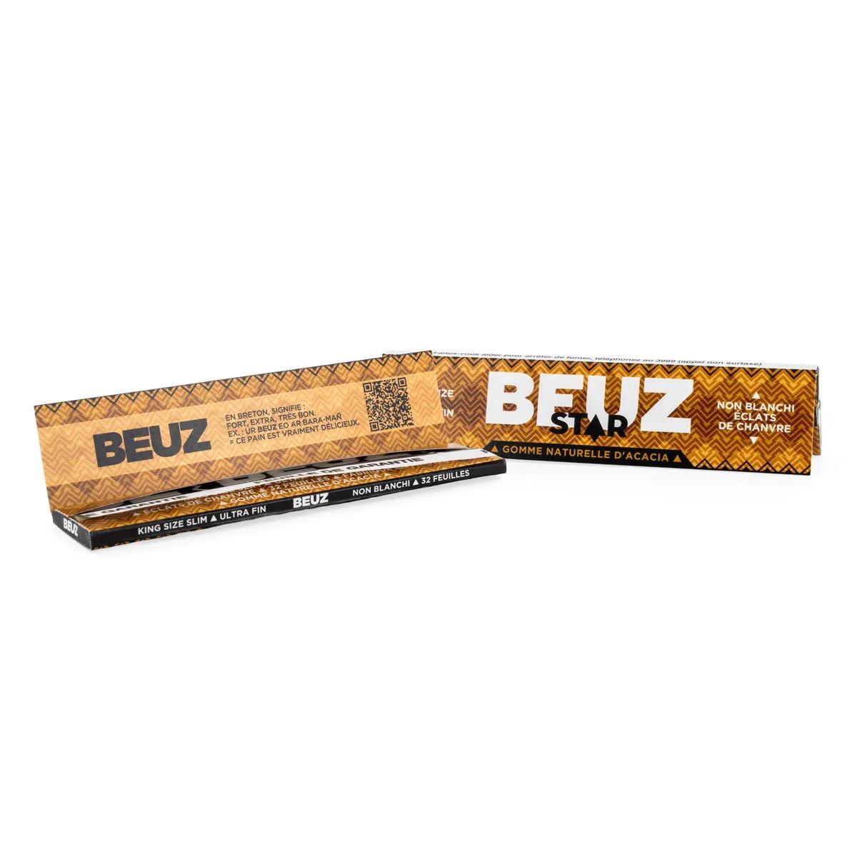 Feuilles à rouler King Size Slim en chanvre non blanchi