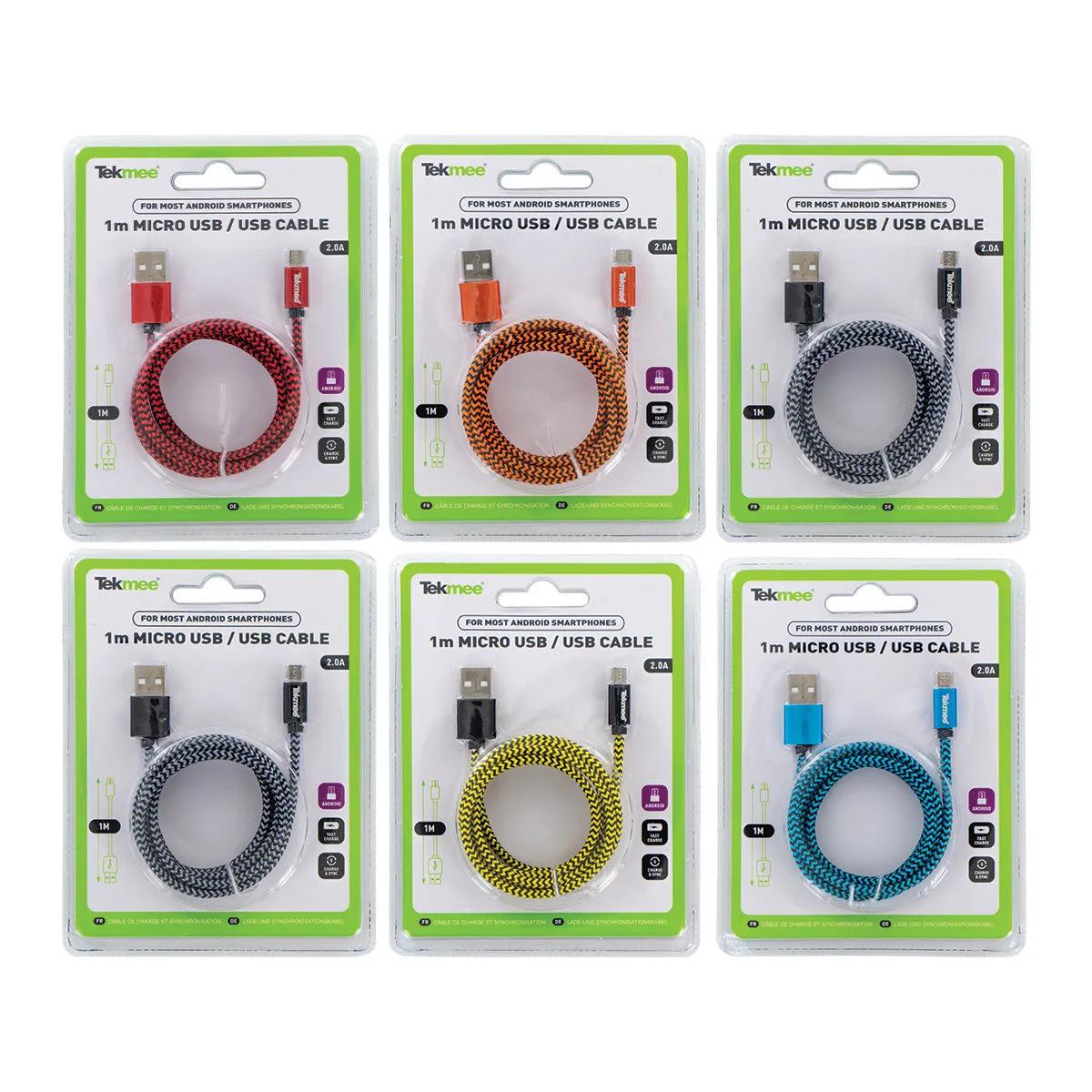 USB (Micro & C) Cable 1m