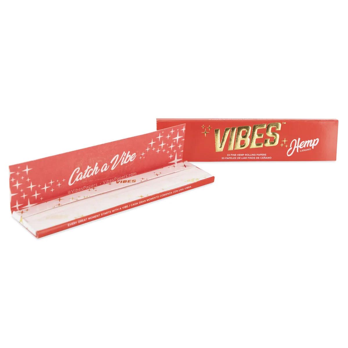 Vibes feuilles à rouler en chanvre King Size Slim