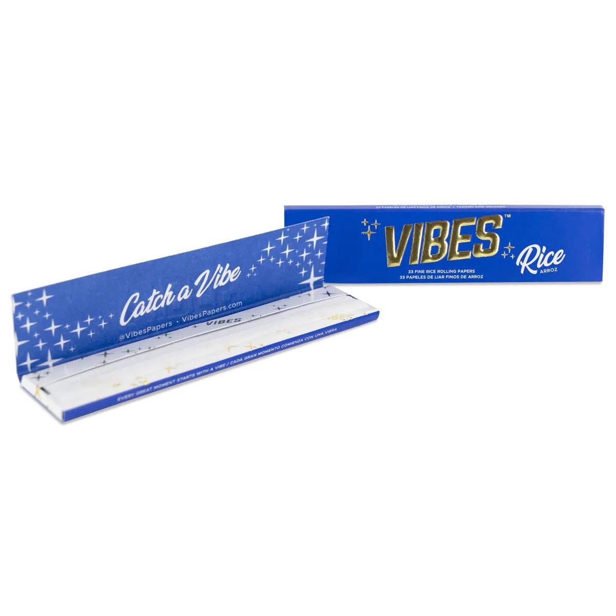 Vibes Feuilles à rouler en riz King Size Slim