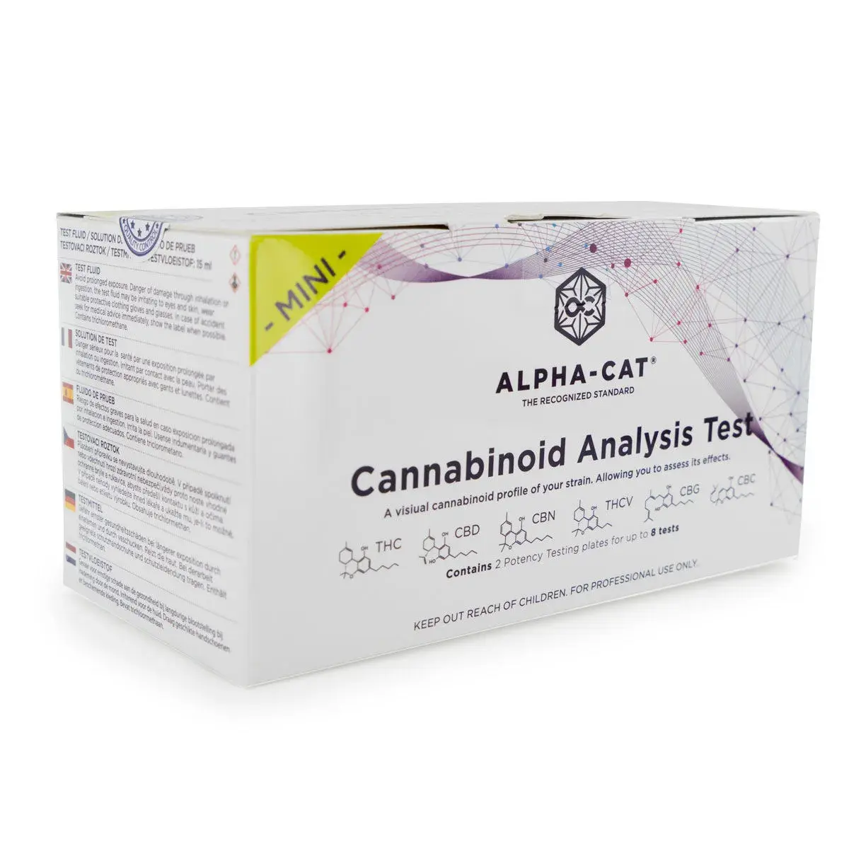 Mini kit de test des cannabinoïdes Alpha-Cat