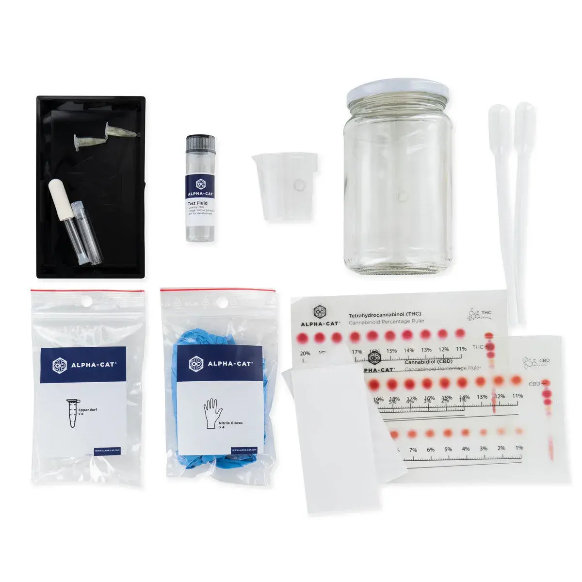 Mini kit de test des cannabinoïdes Alpha-Cat