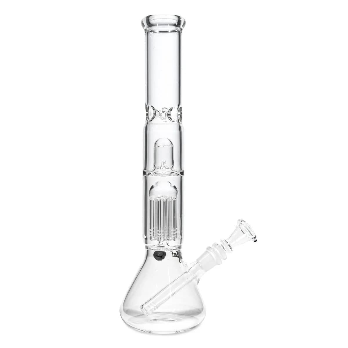 Black Leaf Bang en verre avec percolateur à dôme et refroidisseur à glace
