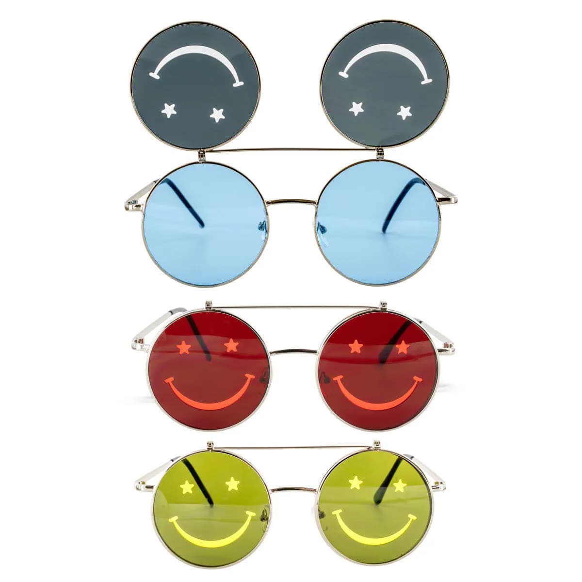Lunettes de soleil à clapet