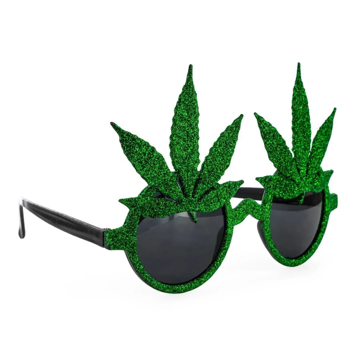 Lunettes de soleil feuille de cannabis