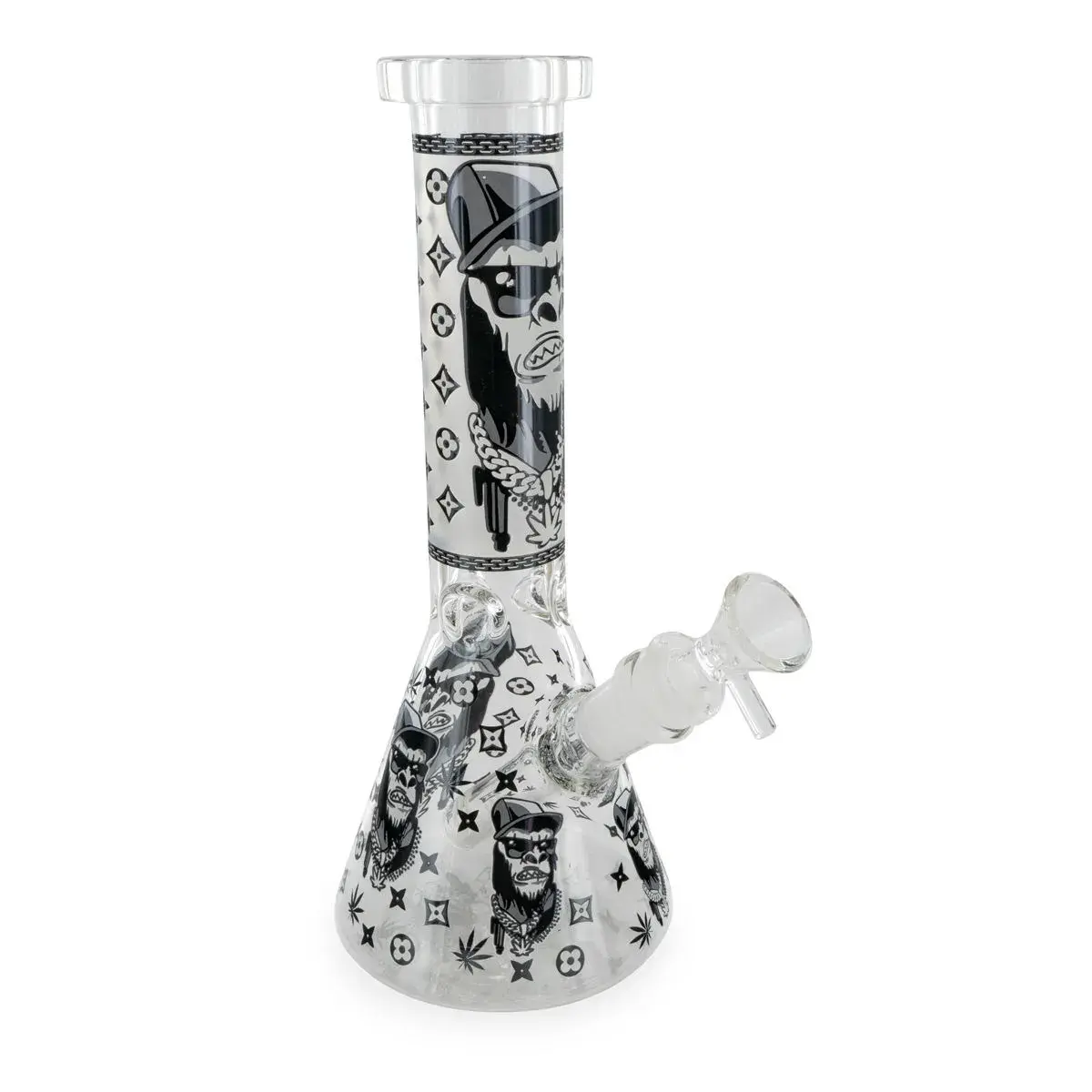 Bong triple épaisseur Gorilla phosphorescent