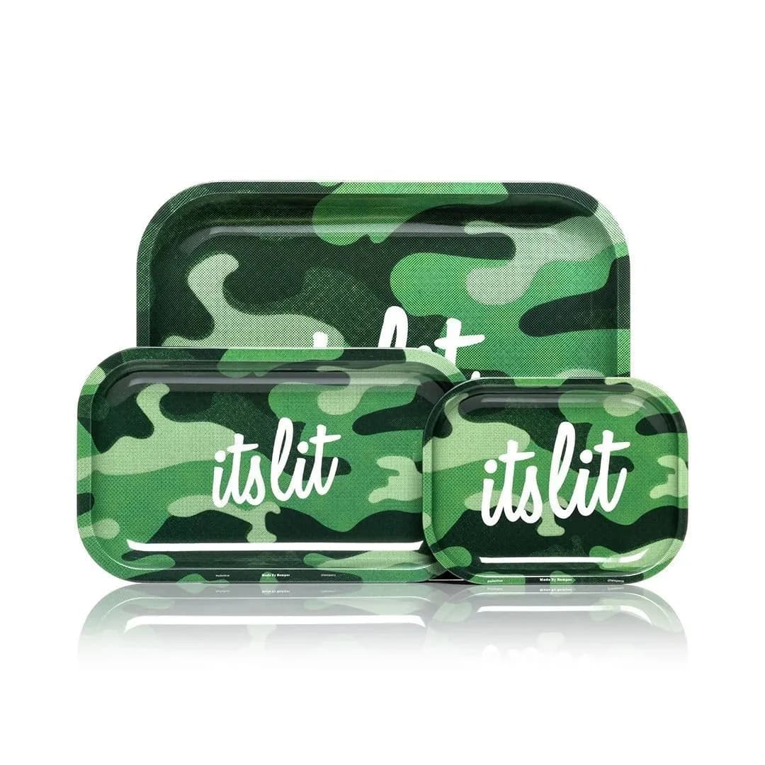 Plateau de roulage camouflage vert clair It's Lit!