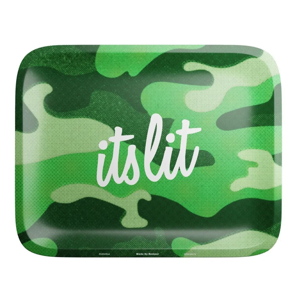Plateau de roulage camouflage vert clair It's Lit!