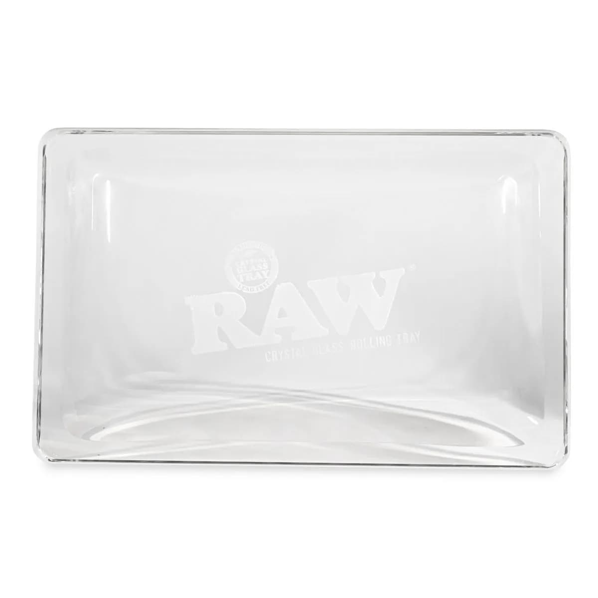 Plateau de roulage en verre cristal RAW