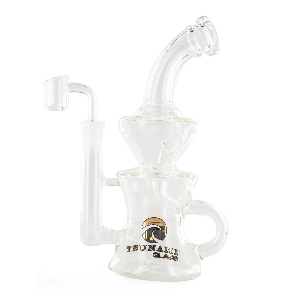 Dab Rig Recycler Sprinkler 9'' (Tsunami Glass)