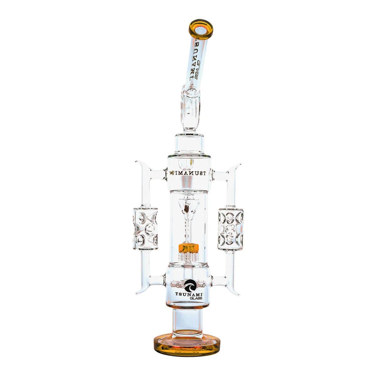 Bong recycleur 20'' avec percolateur pomme de douche (Tsunami Glass)