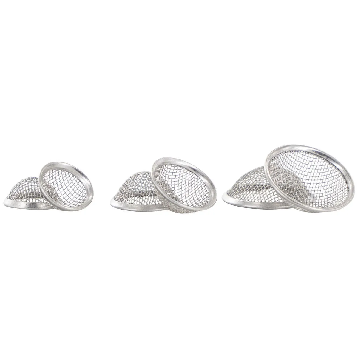 Black Leaf grilles en acier inoxydable pour douille — image 2