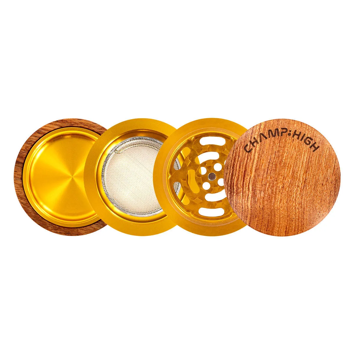 Grinder Champ High aluminium/bois — image 3