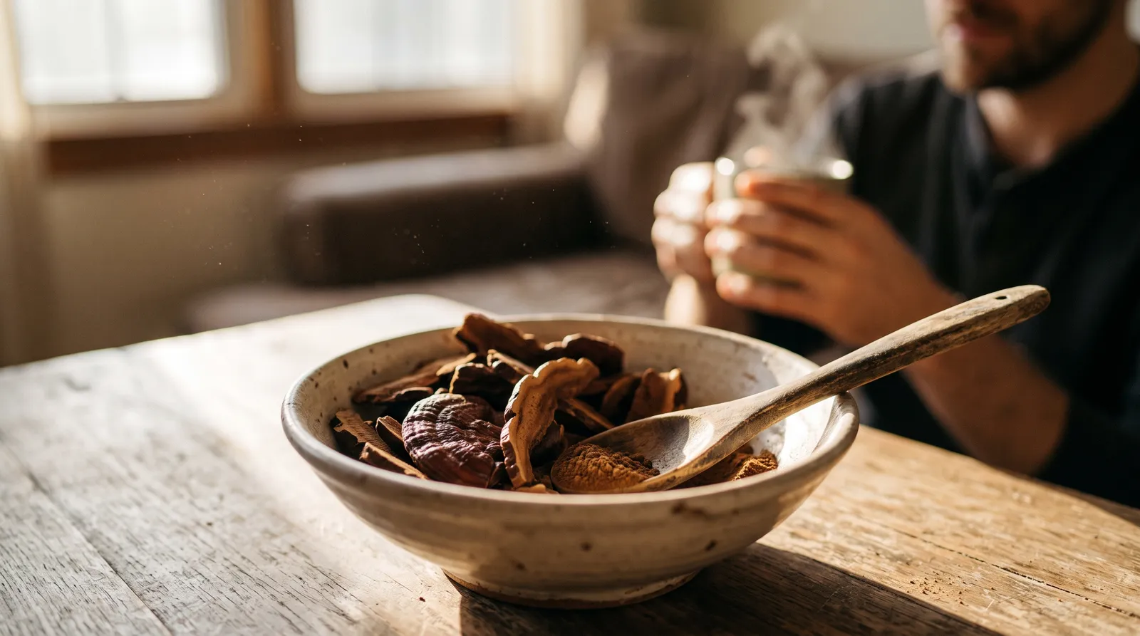 AZARIUS · 2. Reishi — le champignon fonctionnel pour lever le pied