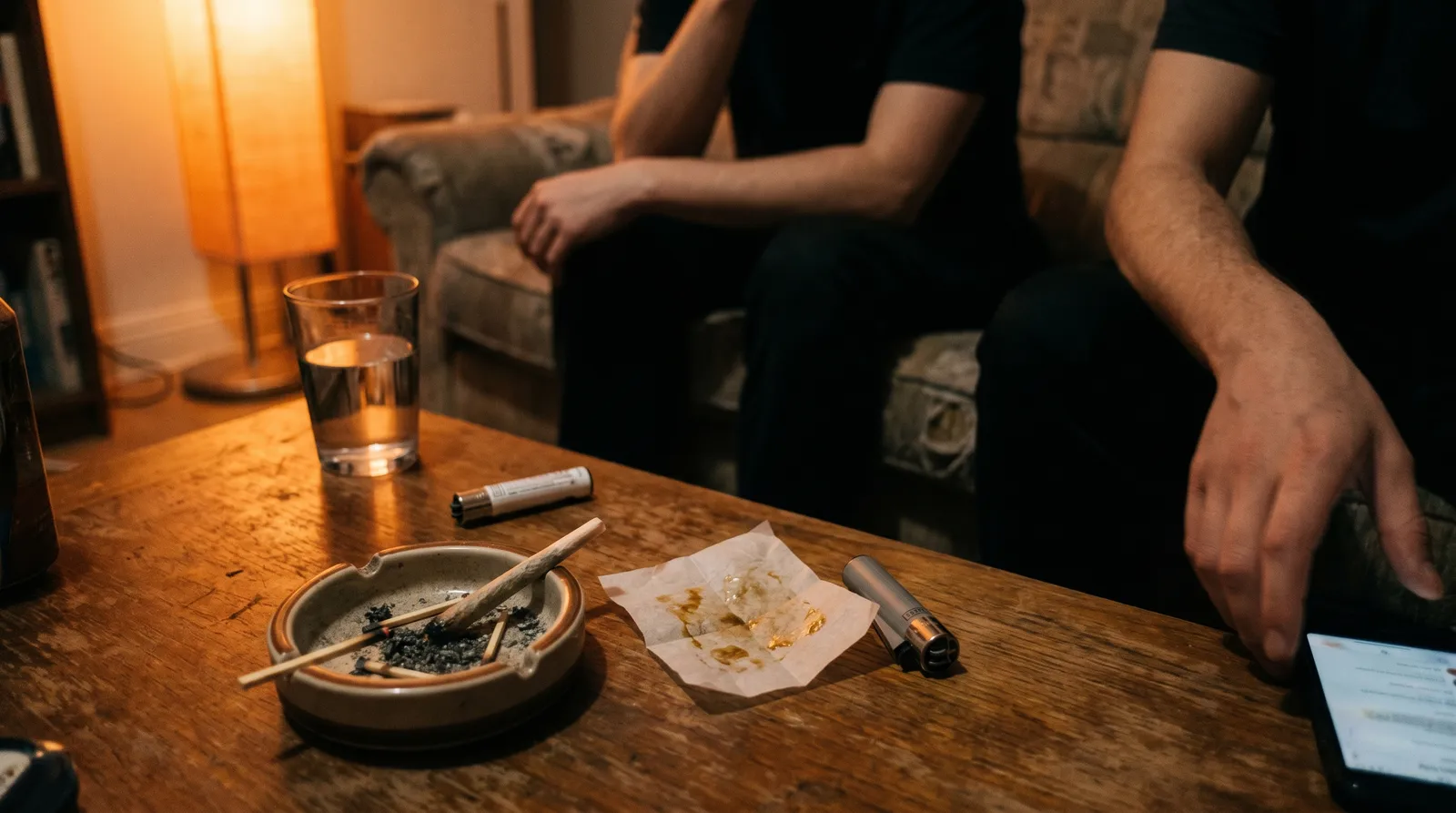 Les trois phases d'un high au cannabis : apparition et pic, plateau, et descente