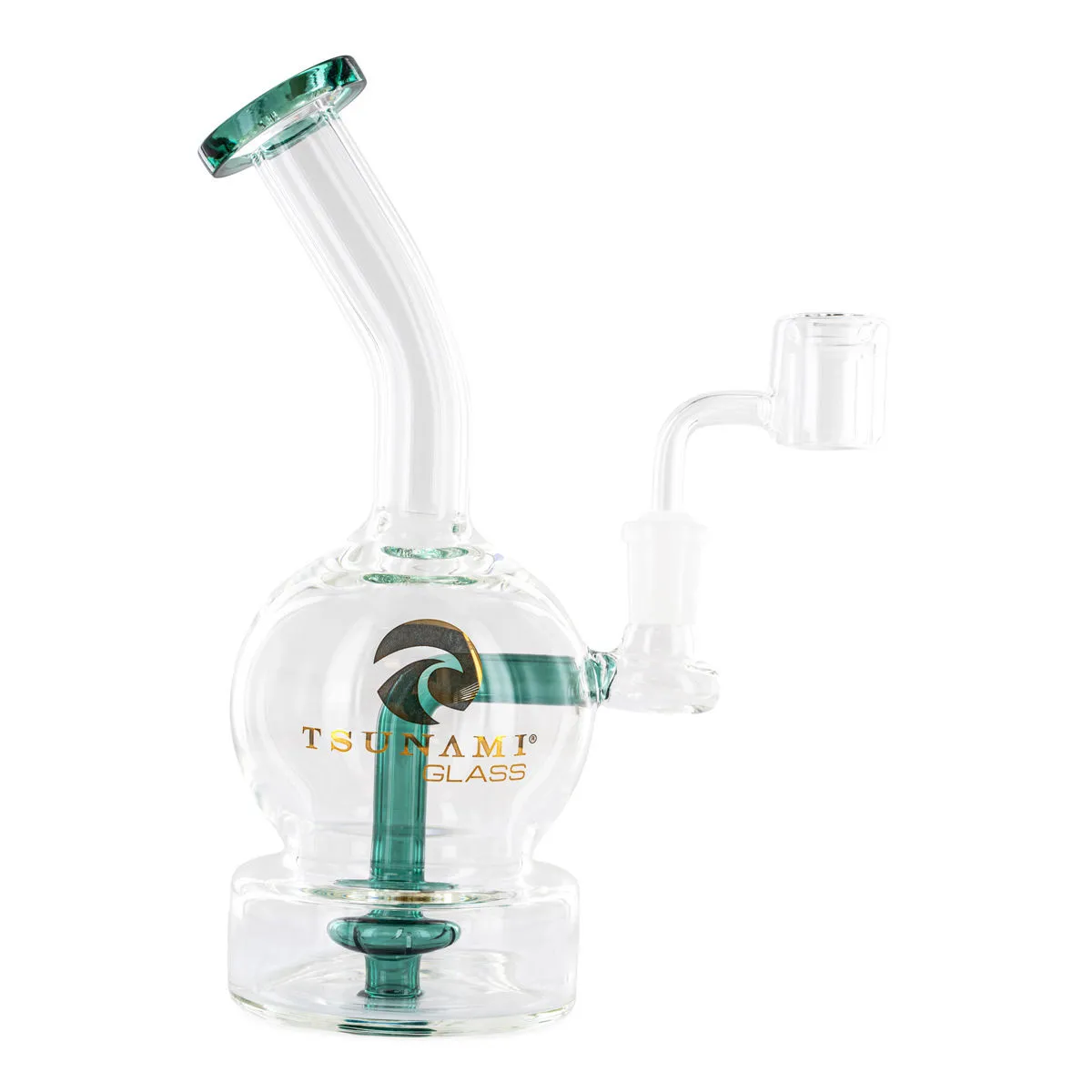 Rig à concentrés Shower Head 7'' (Tsunami Glass) — image 3