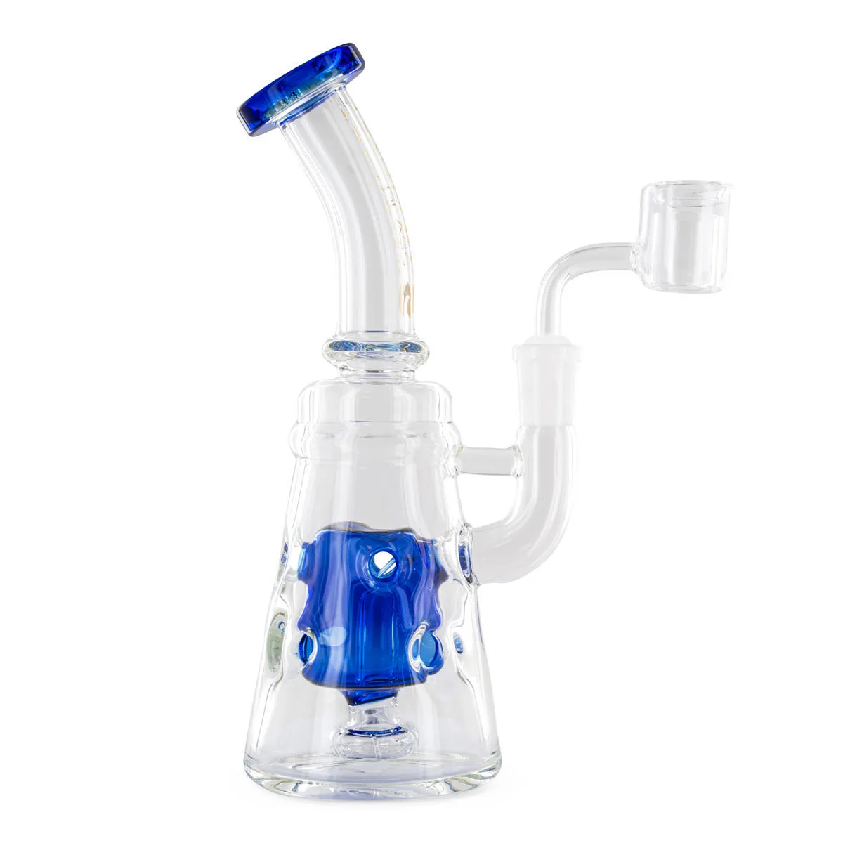Rig à concentrés Shower Head Swiss 9'' (Tsunami Glass) — image 4