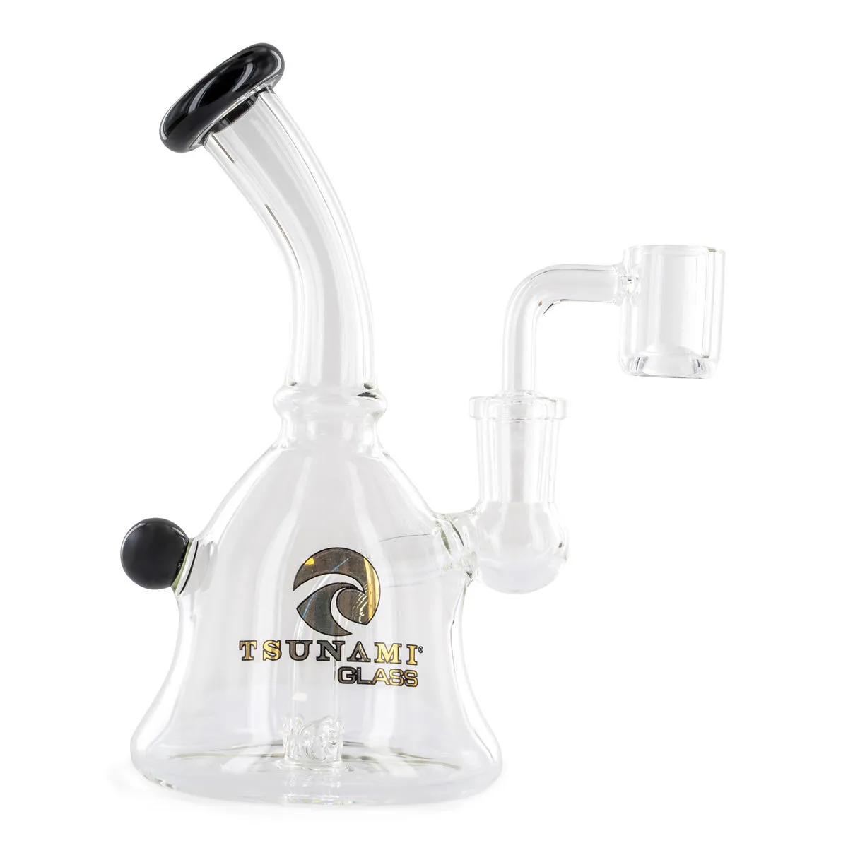 Dab Rig Mini Bell 6″ (Tsunami Glass) — image 4