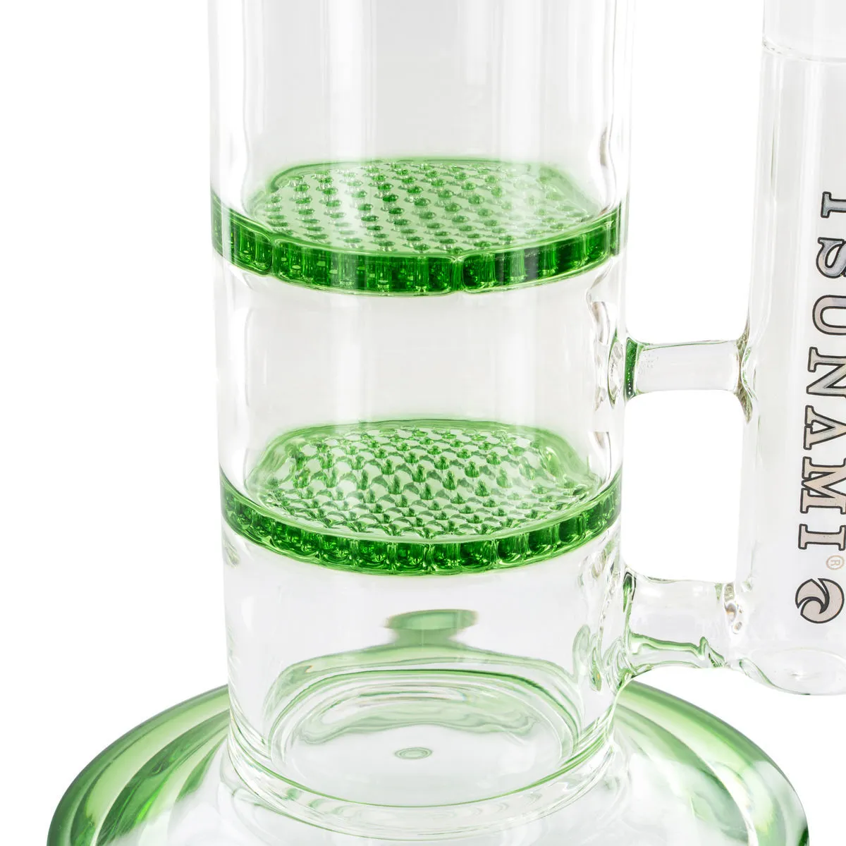 Dab Rig Double Honeycomb 15'' (Tsunami Glass) — image 2