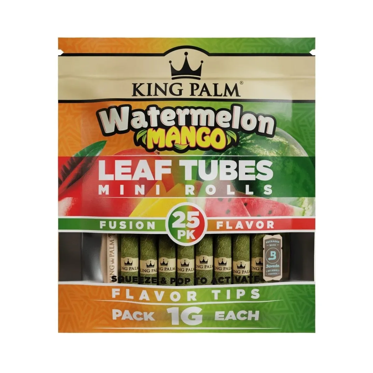 Feuilles aromatisées Fusion 25pk (King Palm) — image 3