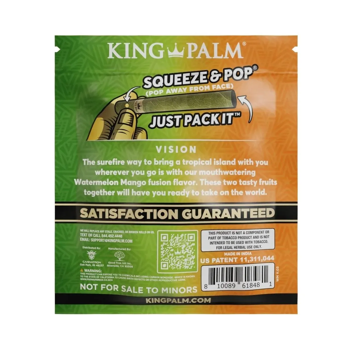 Feuilles aromatisées Fusion 25pk (King Palm) — image 4