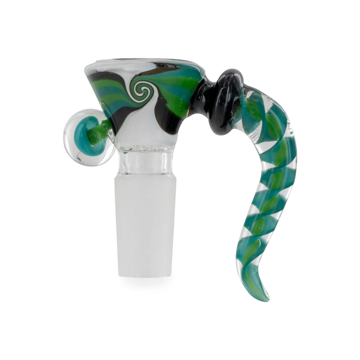 Douille en verre Swirl 14.5 Black Leaf — image 3