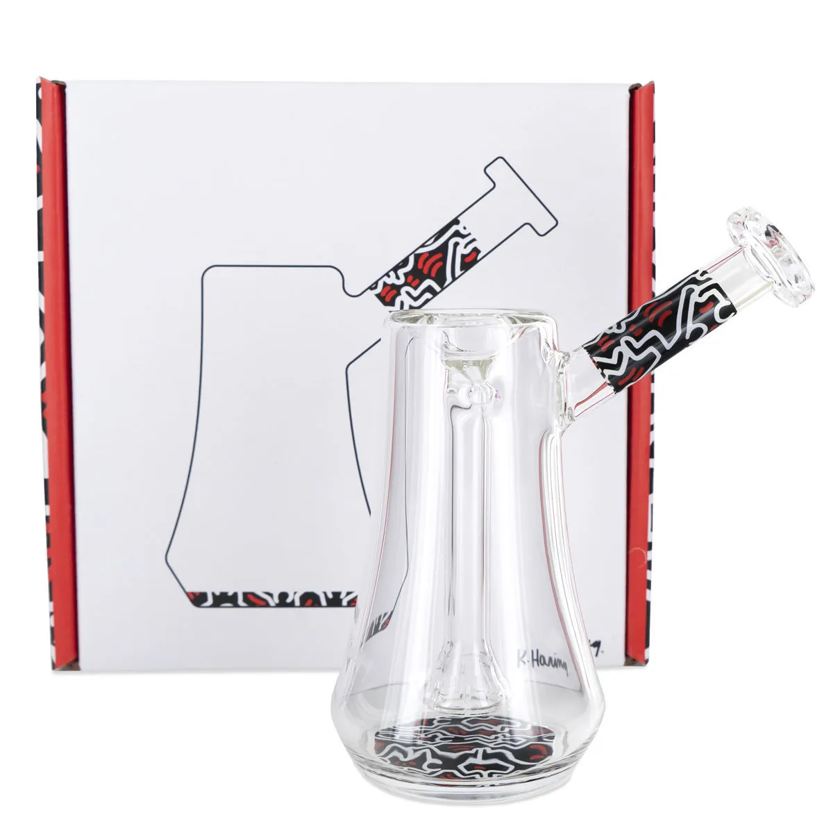 Bubbler en verre K. Haring Glass Collection — image 3