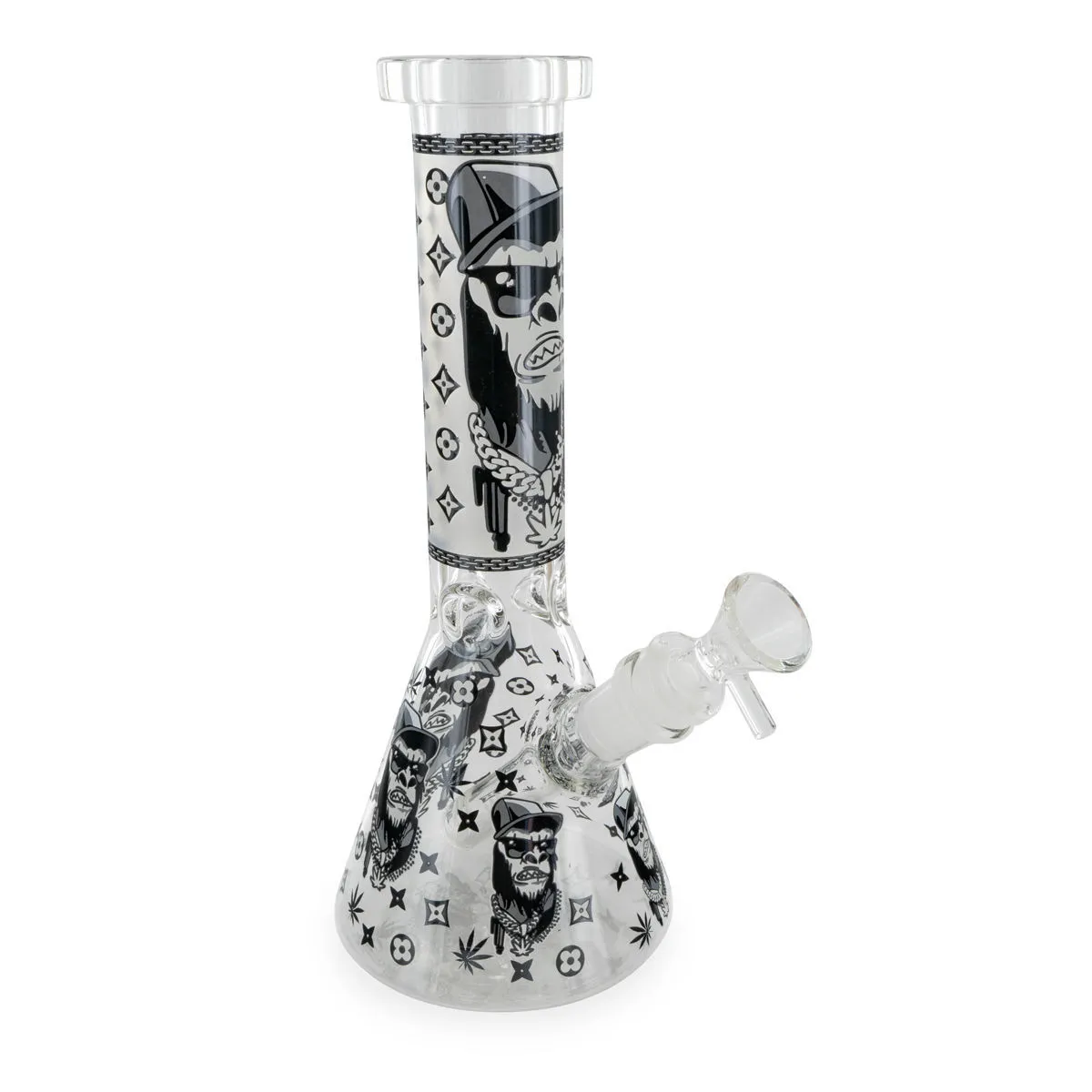 Bong triple épaisseur Gorilla phosphorescent