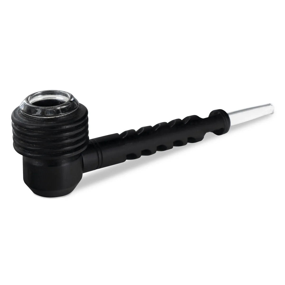 Pipe hybride verre/bois Mecha