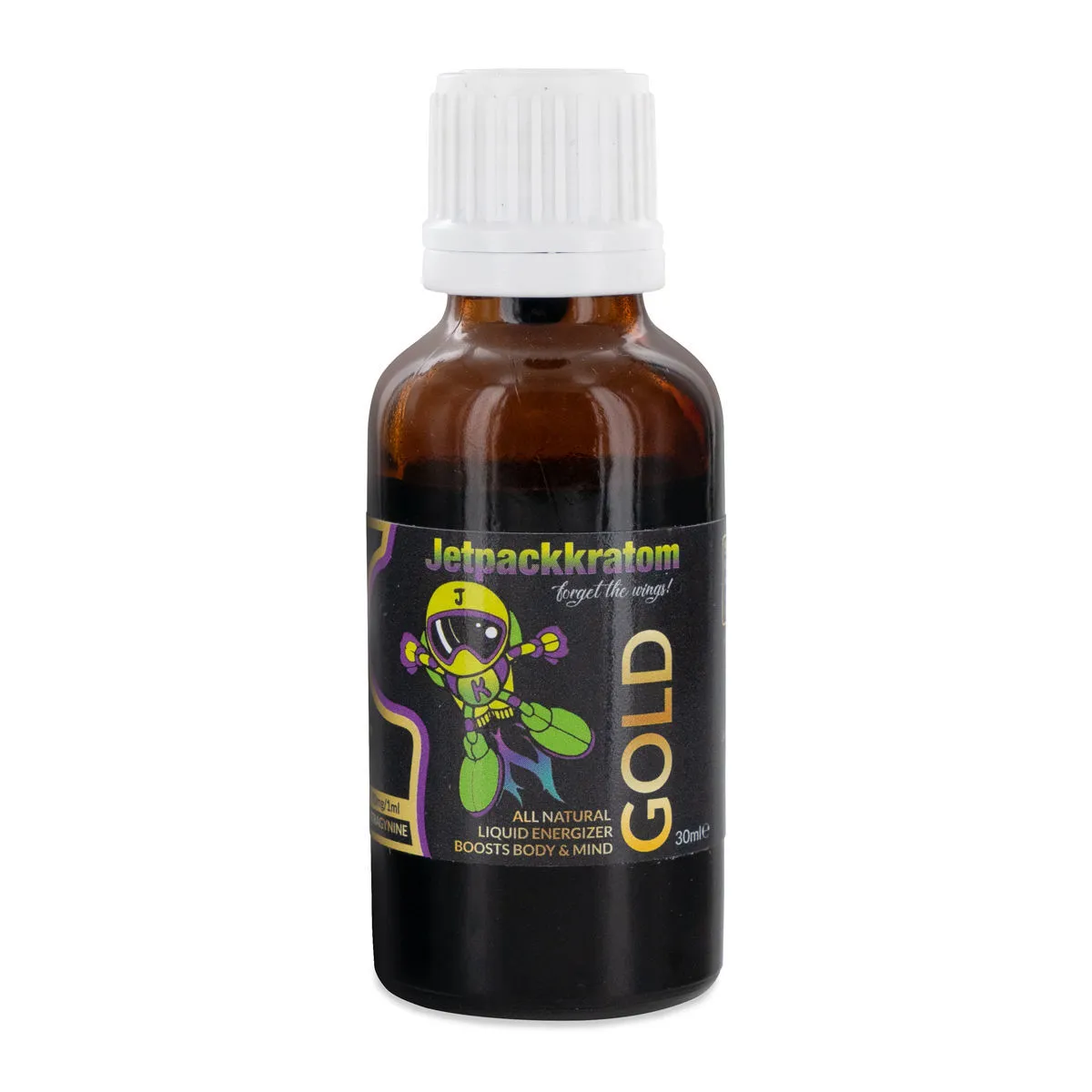Jetpackkratom GOLD Extrait Liquide - 80mg — image 3
