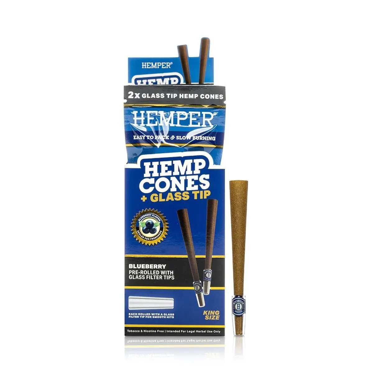 Hemper Cônes King Size + Embouts en Verre 2 Pièces — image 3