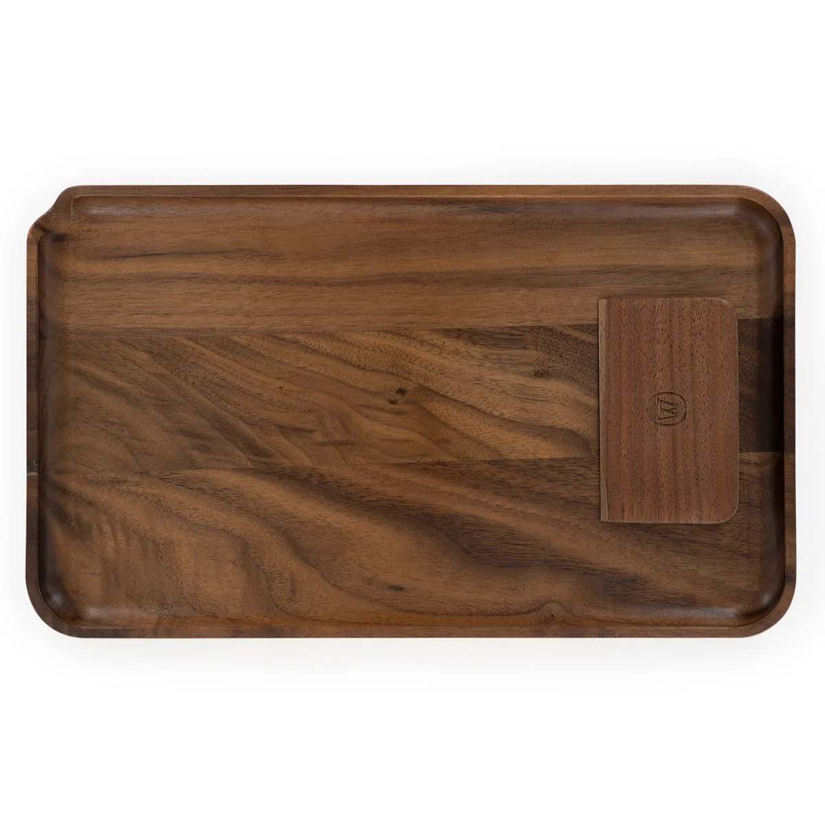 Grand plateau de roulage en bois