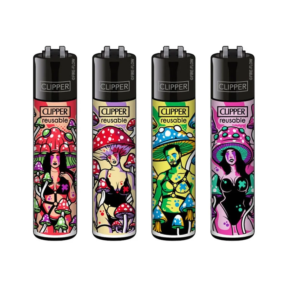 Briquet Clipper Kinky Shroom
