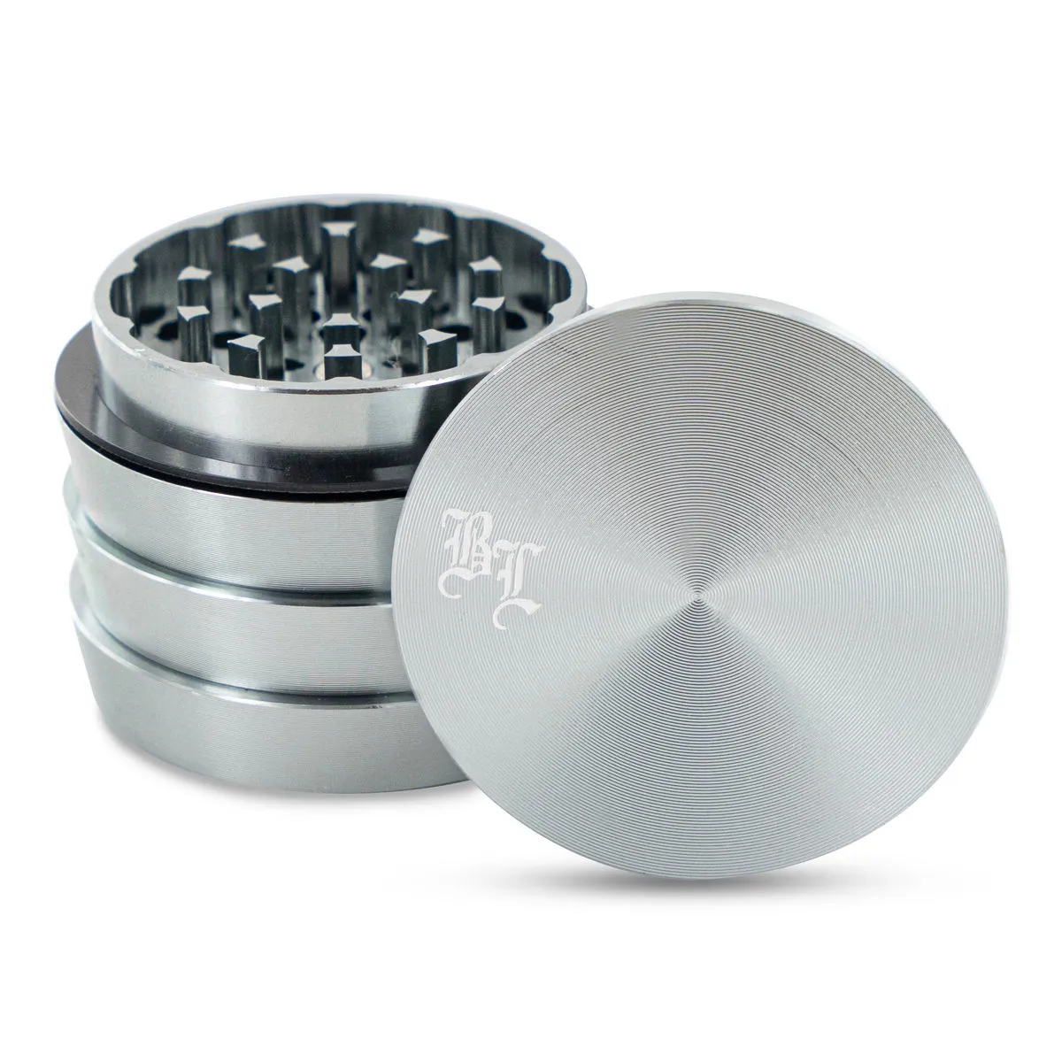 Grinder métallique Black Leaf Stacked — image 2