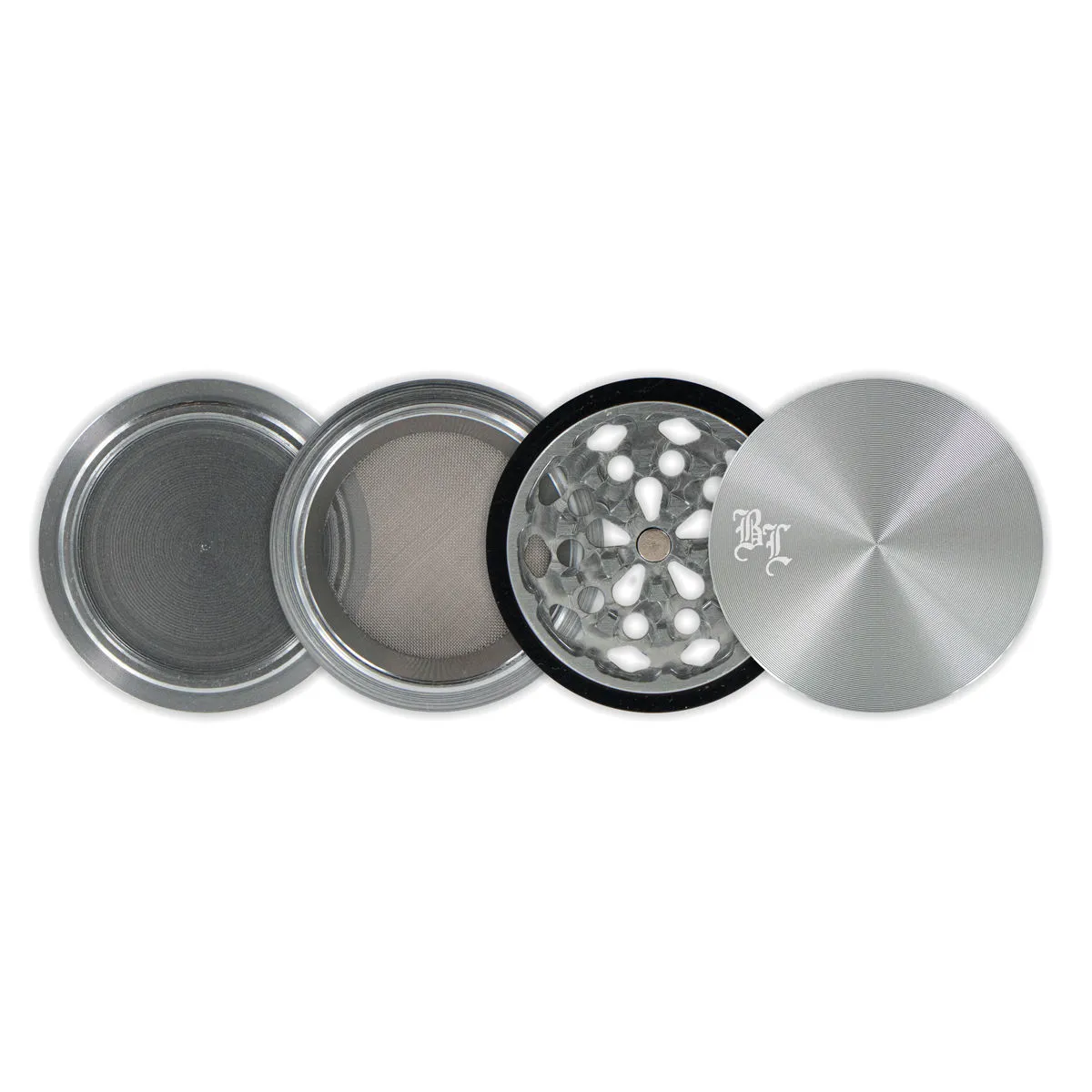 Grinder métallique Black Leaf Stacked — image 3