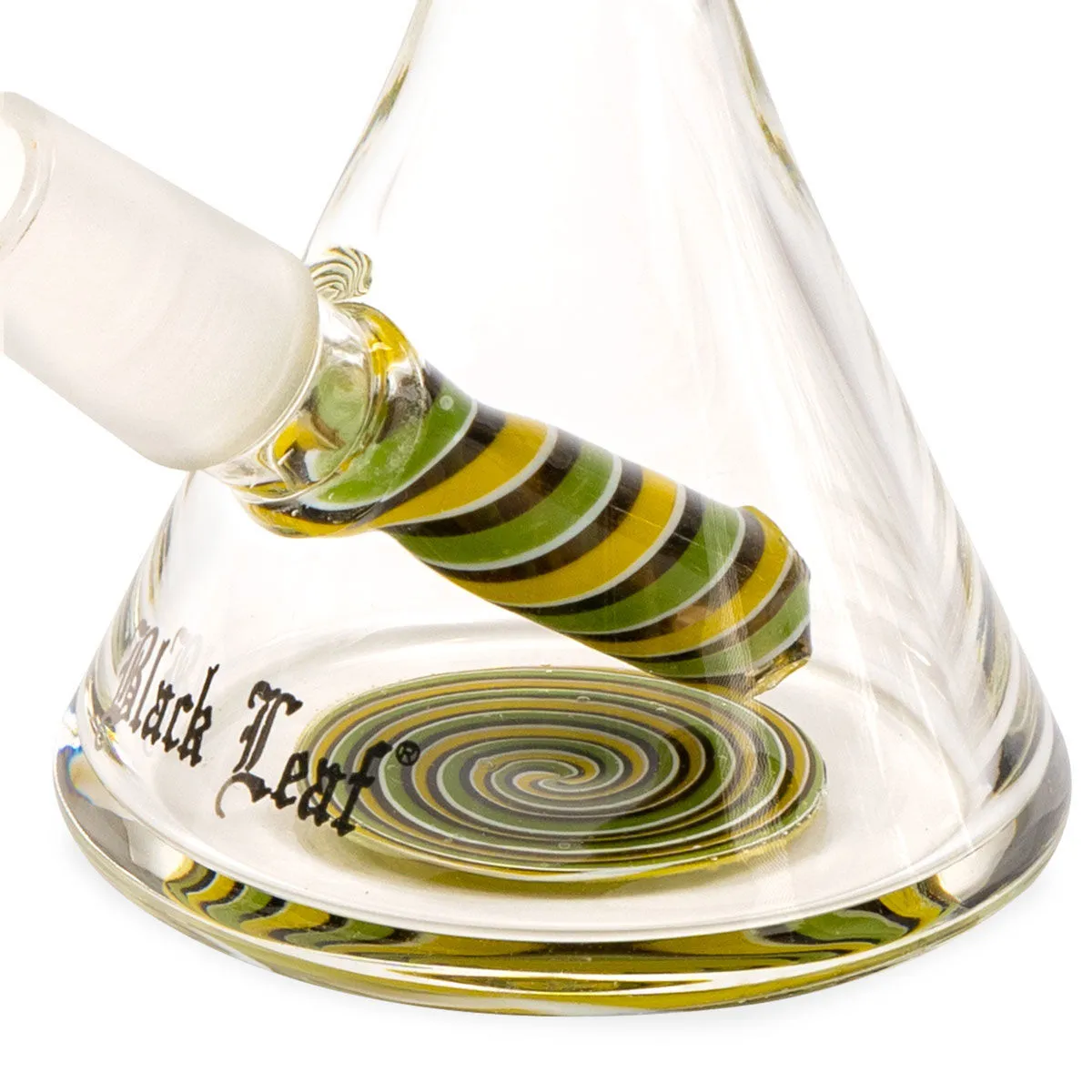 Mini bong à concentrés avec spirale verte — image 3