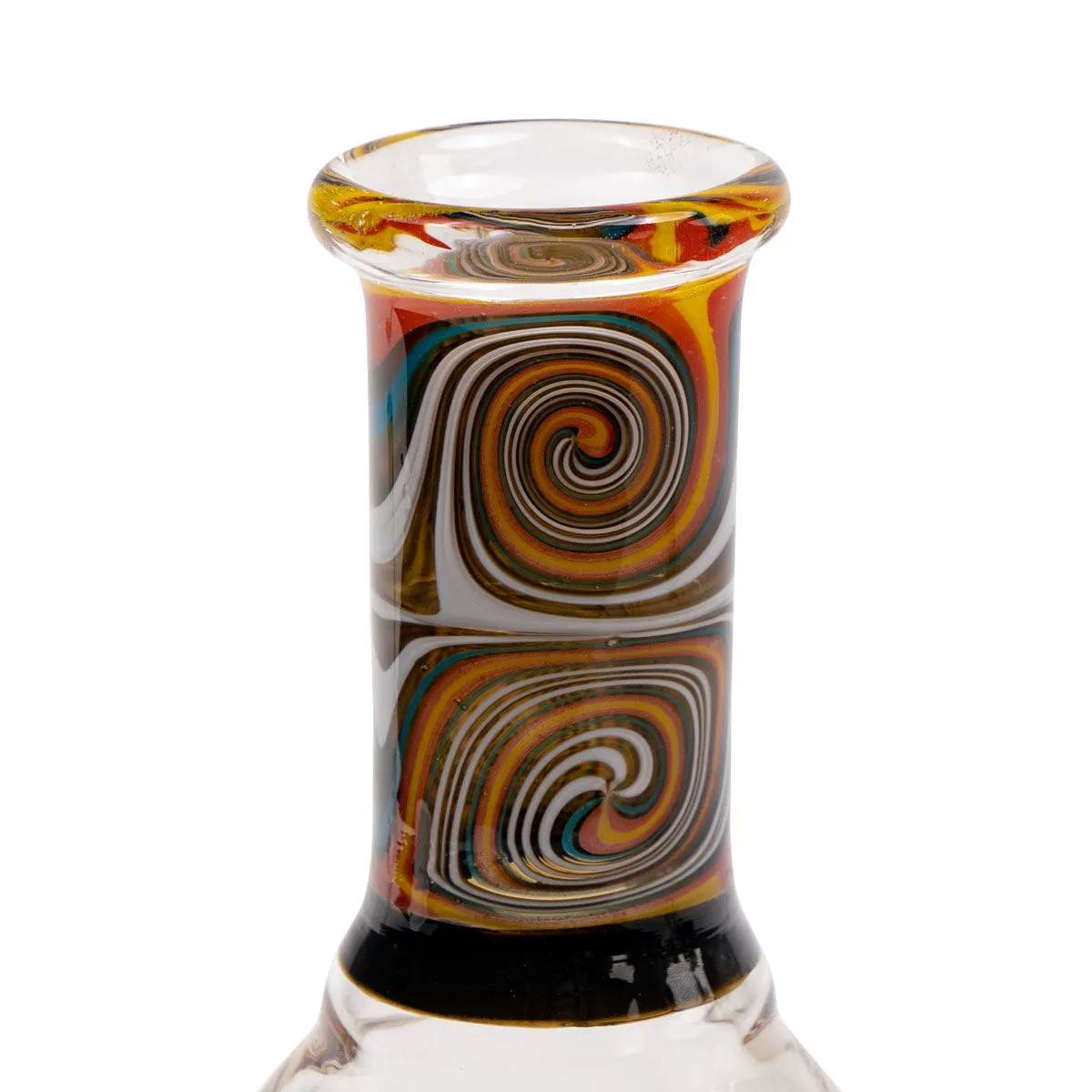 Mini bong à huile Orange Swirl — image 4