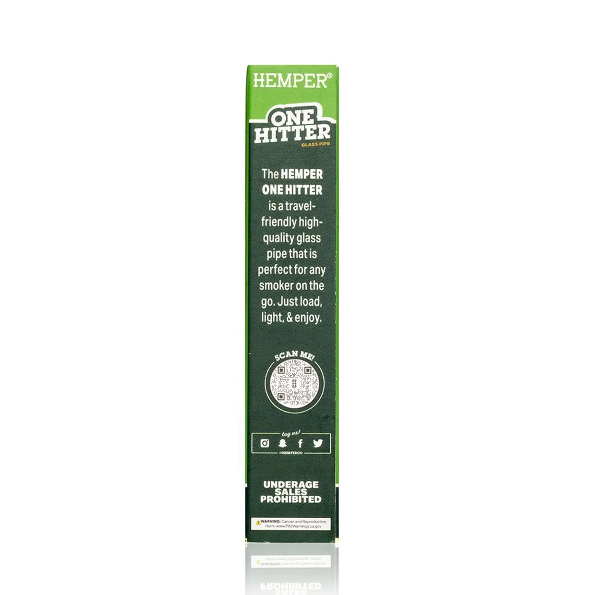 Pipe One Hitter Hemper en verre — image 4