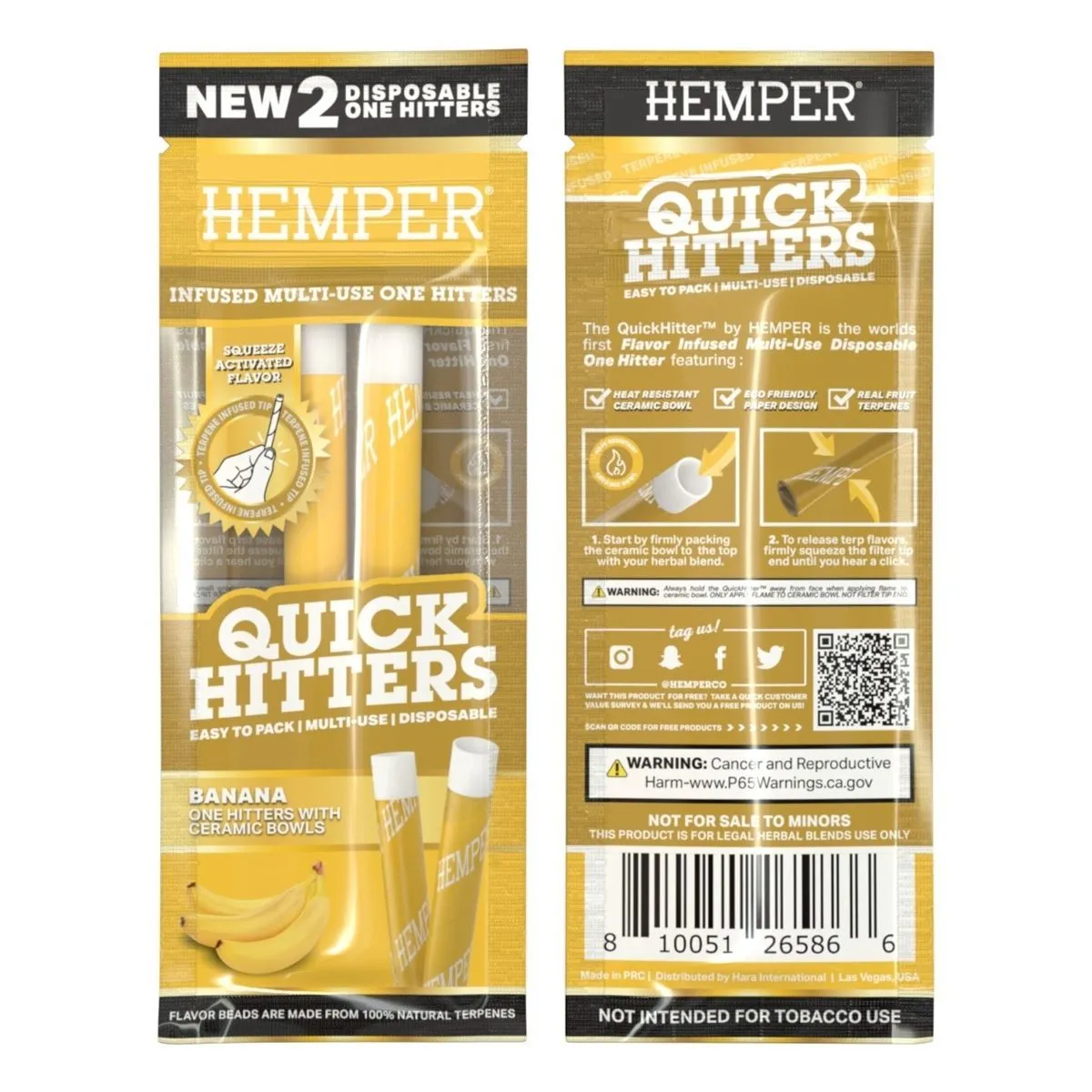 Hemper Quick Hitter - Pipe jetable aromatisée — image 3