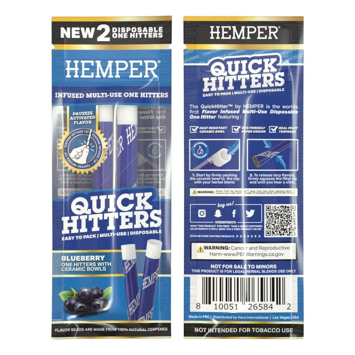 Hemper Quick Hitter - Pipe jetable aromatisée — image 4