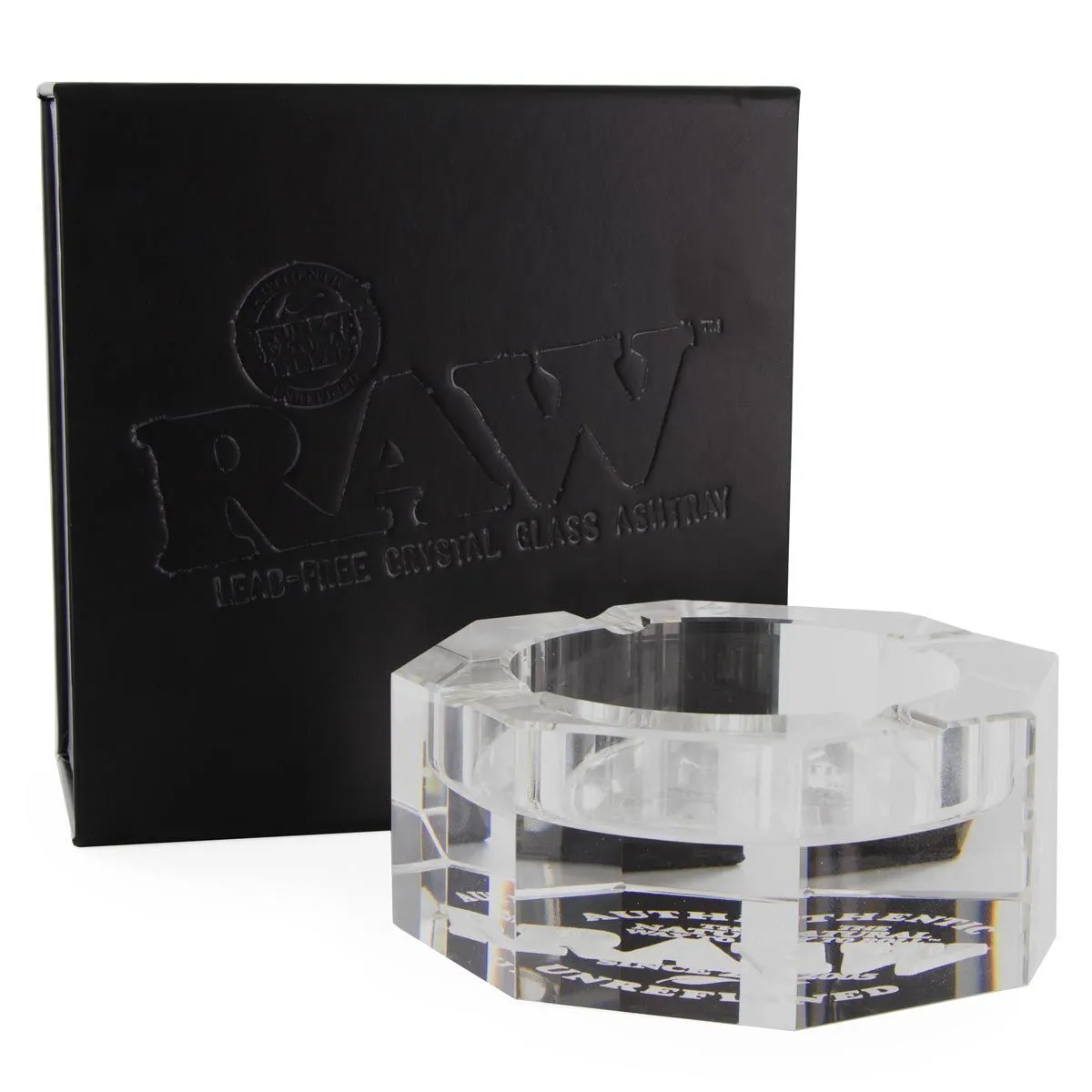 Cendrier en verre cristal RAW — image 2