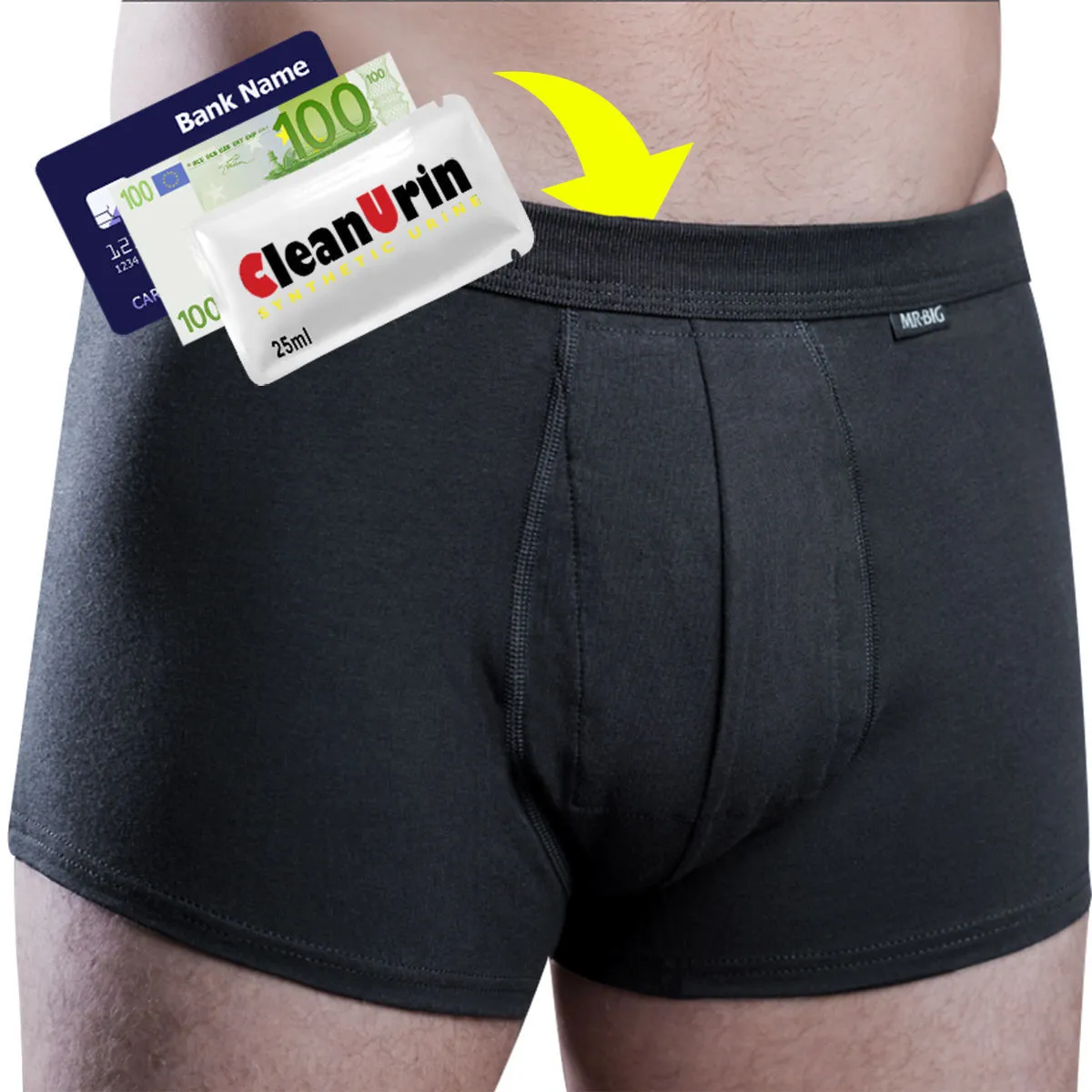 Boxer avec poche secrète pour homme