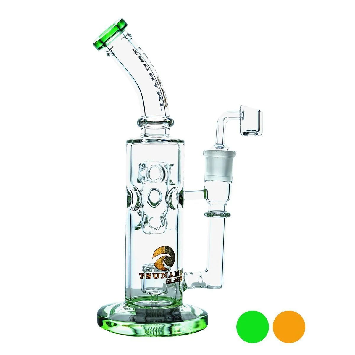 Dab Rig Swiss Shower Head 11" (Tsunami Glass)