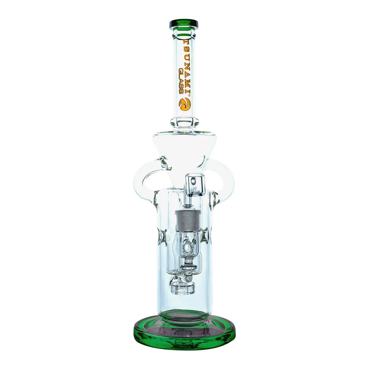 Dab Rig Recycler Suisse Shower Head 13'' (Tsunami Glass) — image 2