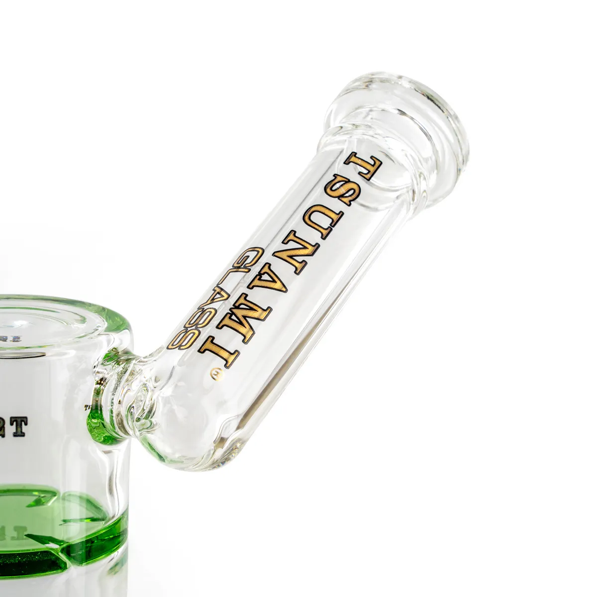 Dab rig Side Neck Honey Turbine 9" (Tsunami Glass) — image 3