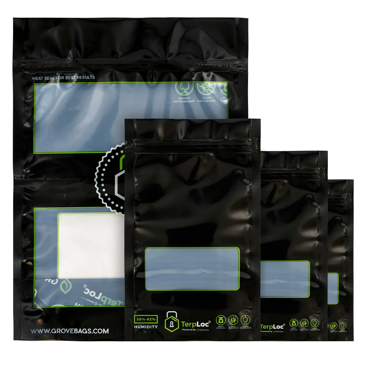 Sachet TerpLoc à fenêtre Grove Bags