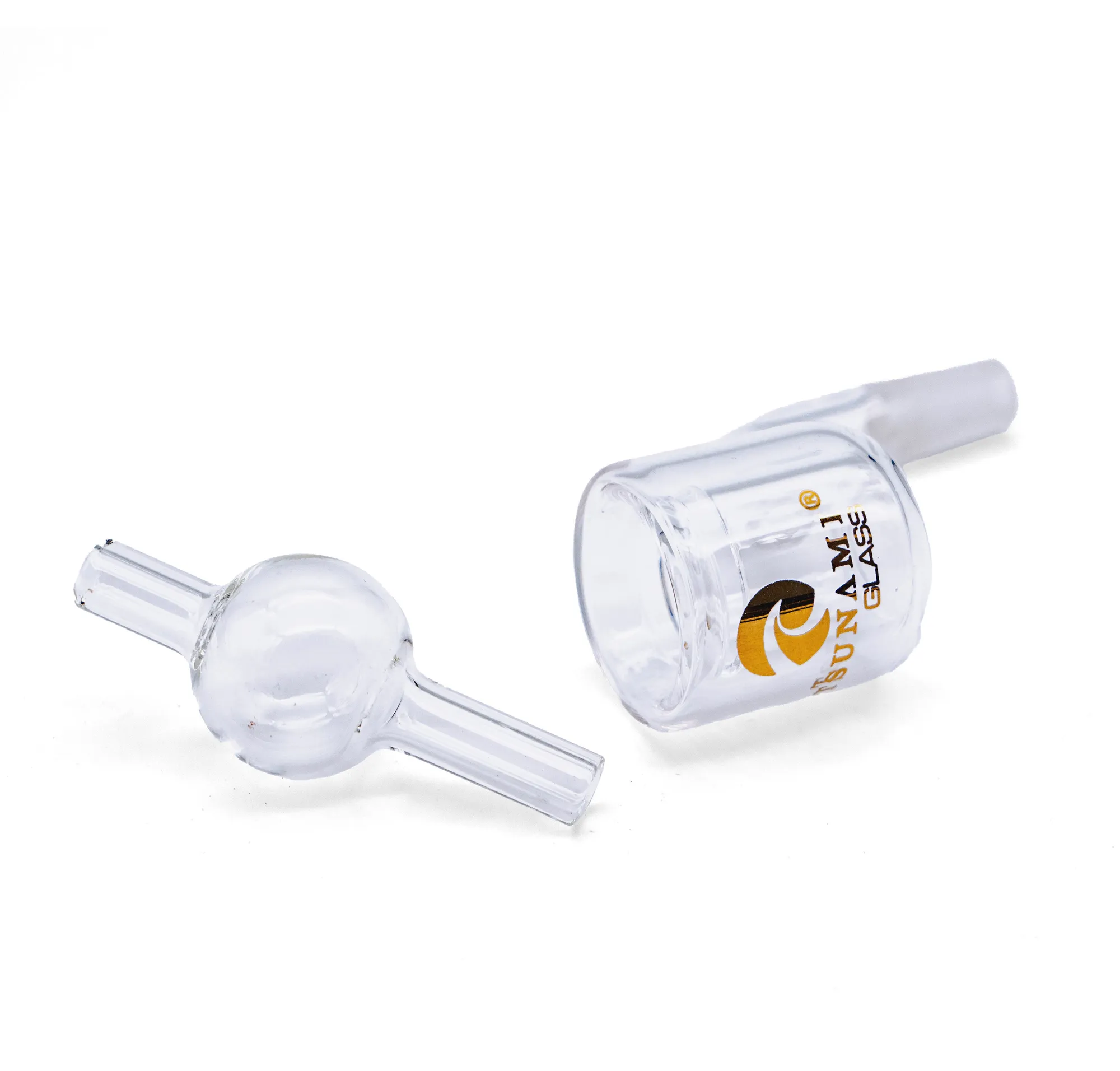 Banger en quartz thermique avec carb cap (Tsunami Glass)