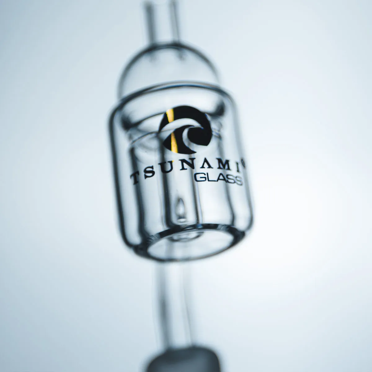 Banger en quartz thermique avec carb cap (Tsunami Glass) — image 3